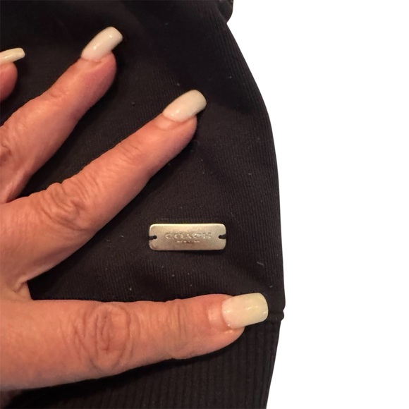 Coach Black Embroidered Floral Sweatshirt Women’s Small Pullover - Picture 4 of 10